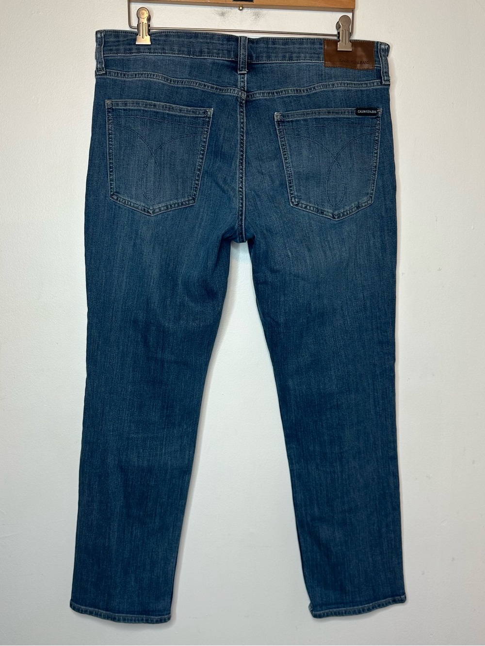 Calvin Klein Men’s Slim Medium Wash Jean Size 36 X 30 Casual Denim - Picture 2 of 9